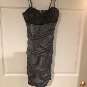 Grey spaghetti strap dress. Size small